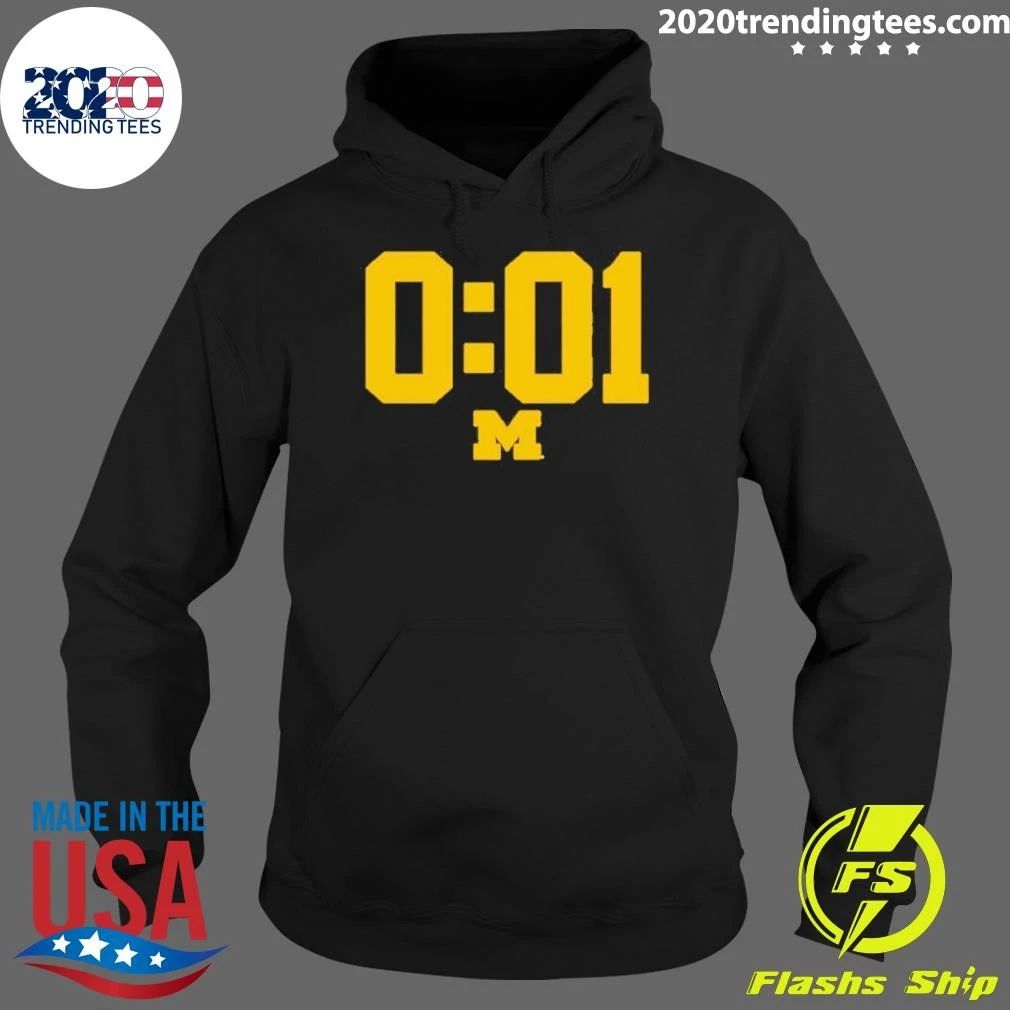 Michigan Wolverines A Lot Can Happen In 0.01 Seconds Shirt
