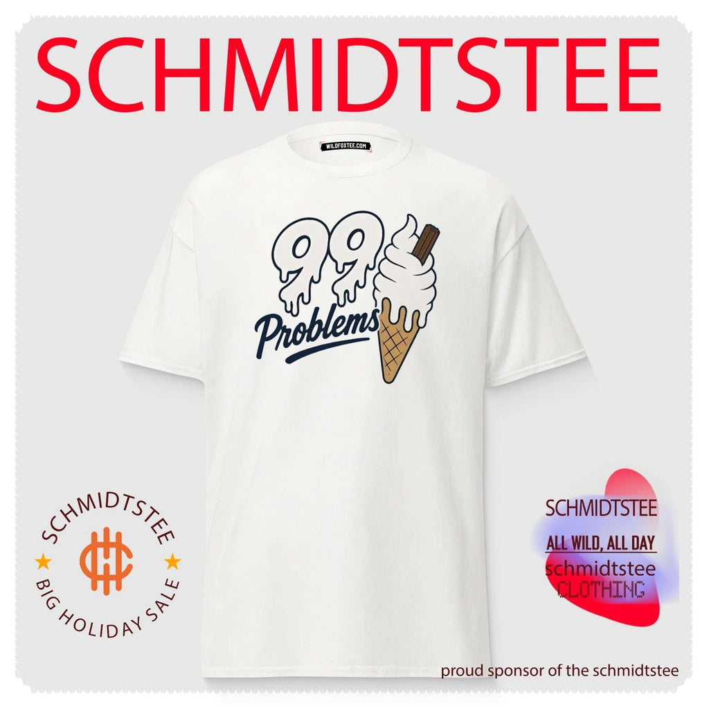 99 Problems Ice Cream Funny Food Pun Soft Serve shirt Unisex