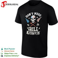 Don’t Mess with the Grill Master Skull American Flag Unisex