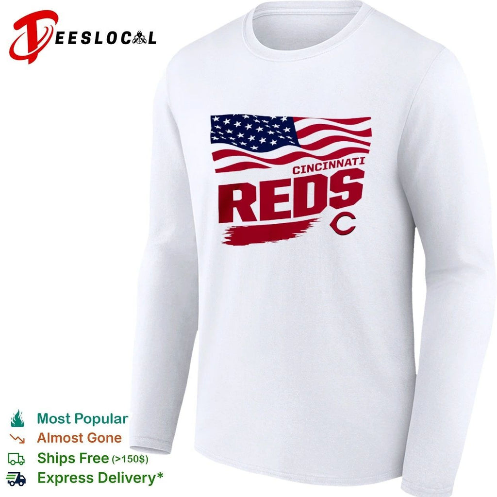 Cincinnati Reds Waving Flag Cincinnati Reds Starter Unisex