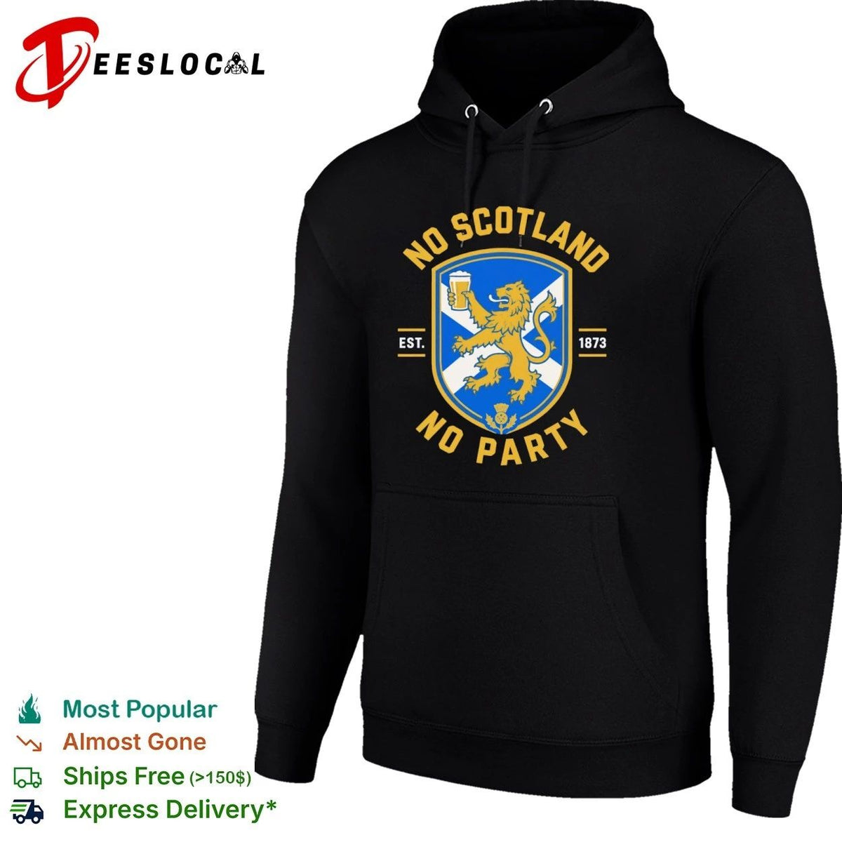 No Scotland No Party Est 1873 Football Unisex