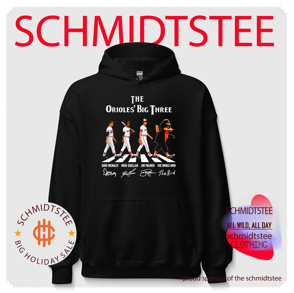 Baltimore Orioles The Orioles’ Big Three Abbey Road signature shirt Unisex