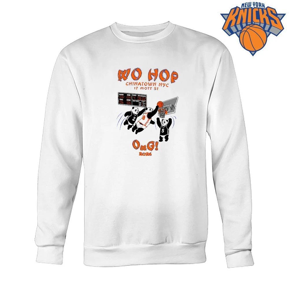 Wo Hop Chinatown NYC 17 Mott St Panda Basketball Game OMG 2026 Shirt Unisex