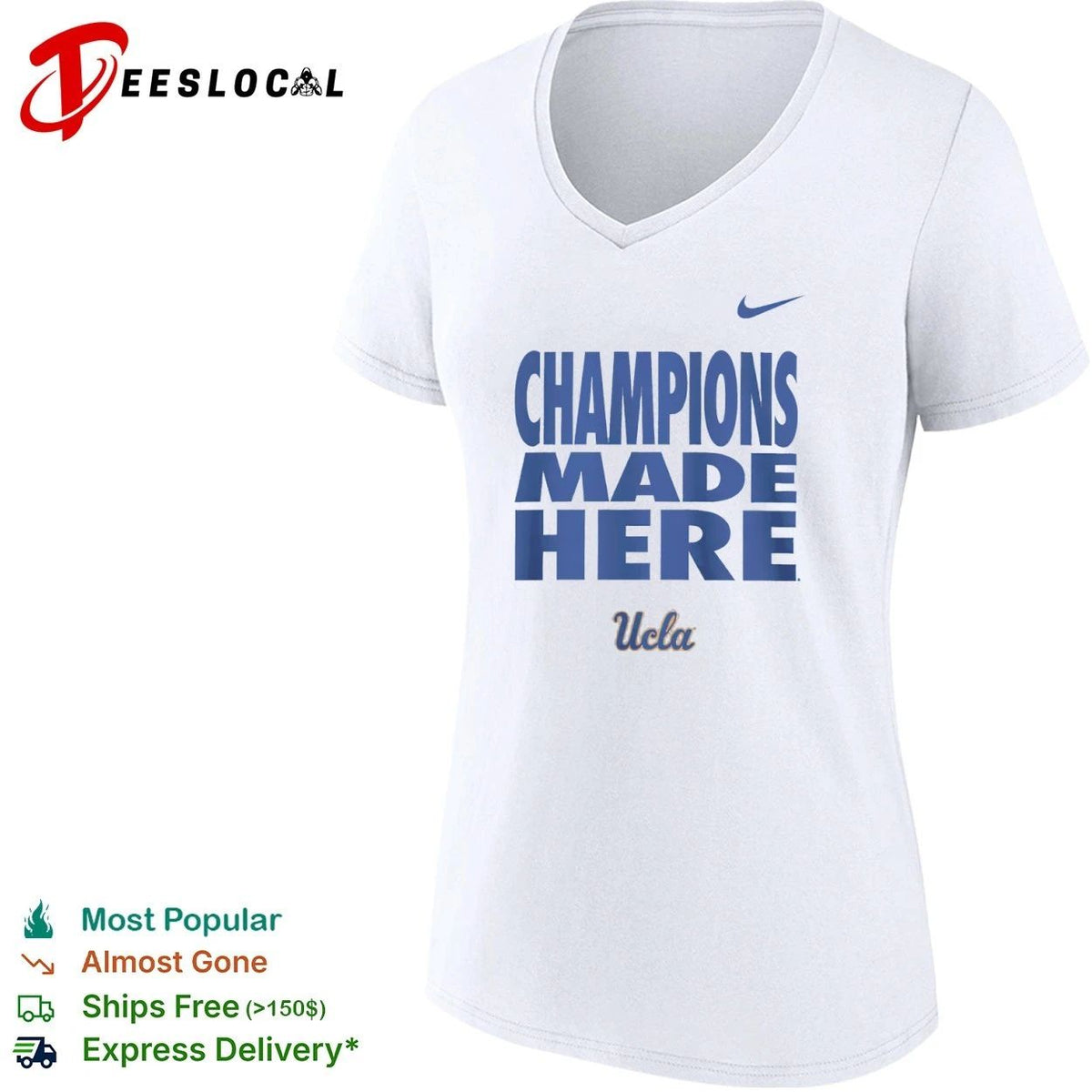 Champions Made Here UCLA Bruins College Sports Unisex