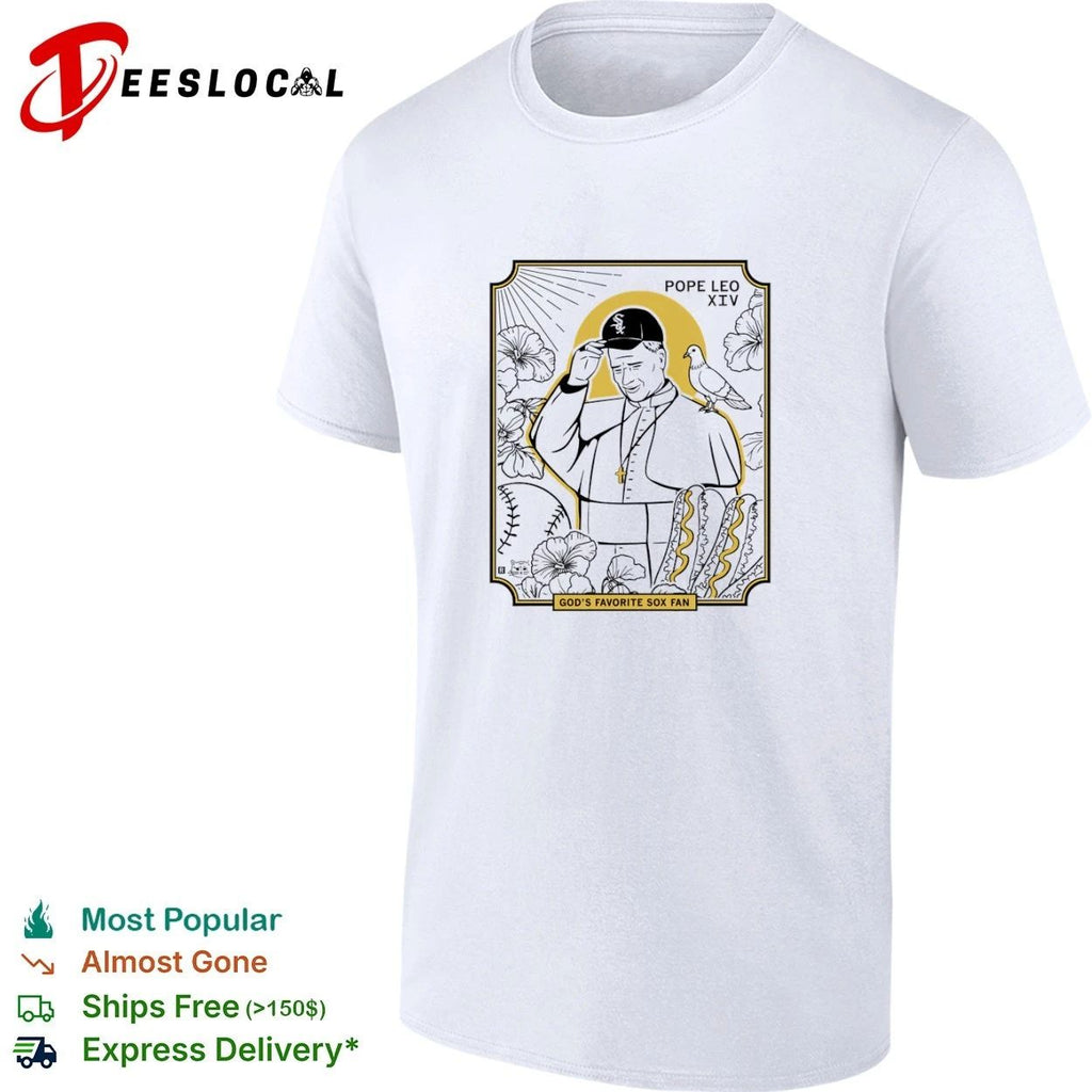 Pope Leo XIV God’s Favorite Sox Fan Baseball Unisex