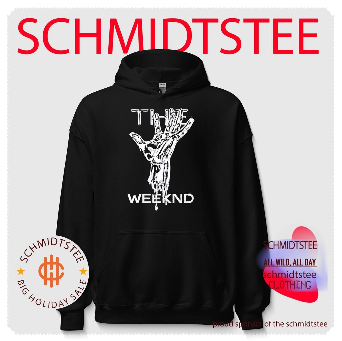 The Weeknd melting hand vintage shirt Unisex