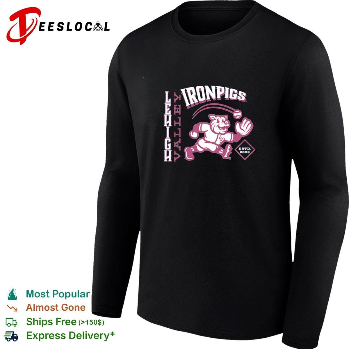 Lehigh Valley IronPigs Arched Catch Lehigh Valley IronPigs Retro Unisex