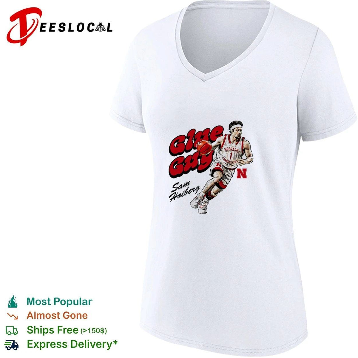 Sam Hoiberg Glue Guy Nebraska Cornhuskers Unisex