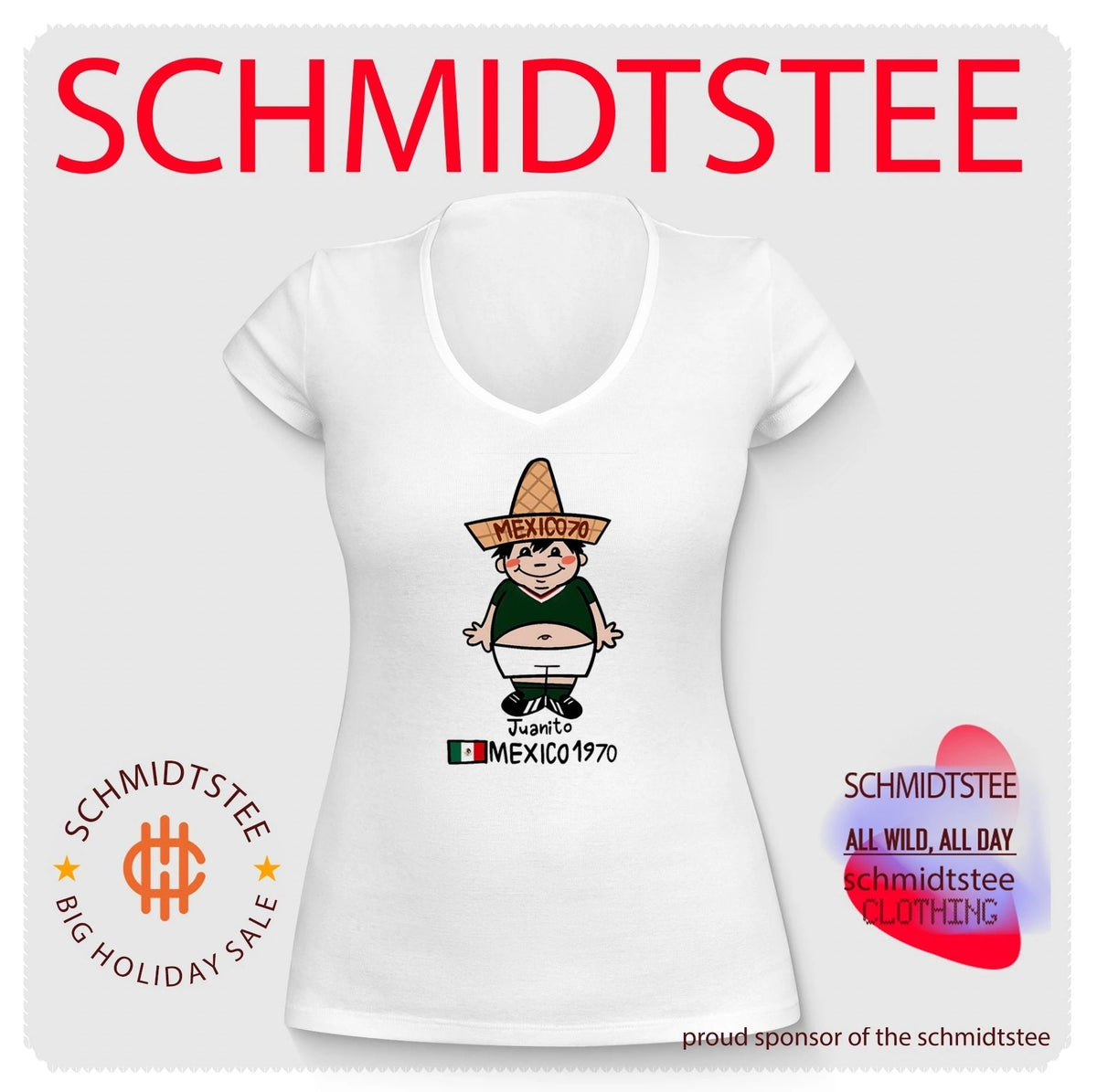 Juanito Mexico 1970 World Cup Mascot shirt Unisex
