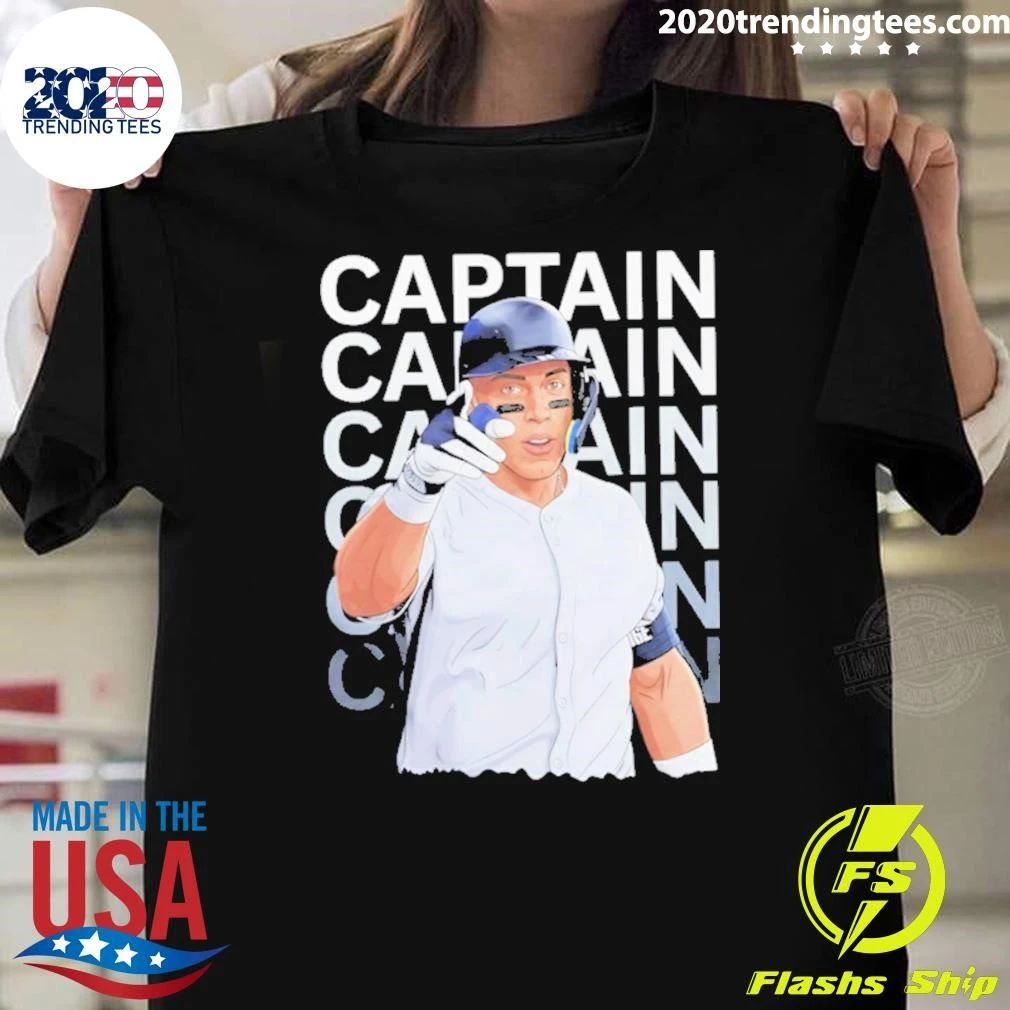 Aaron Judge Captain New York Yankees Baseball Shirt