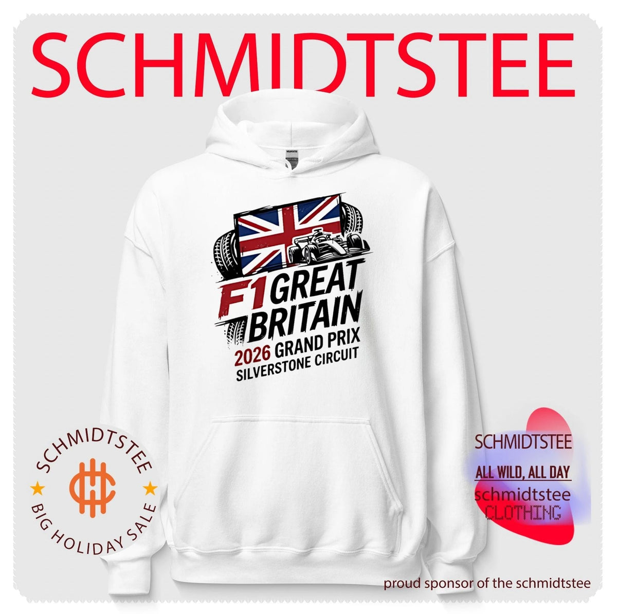 F1 great Britian 2026 Grand Prix Silverstone Circuit shirt Unisex
