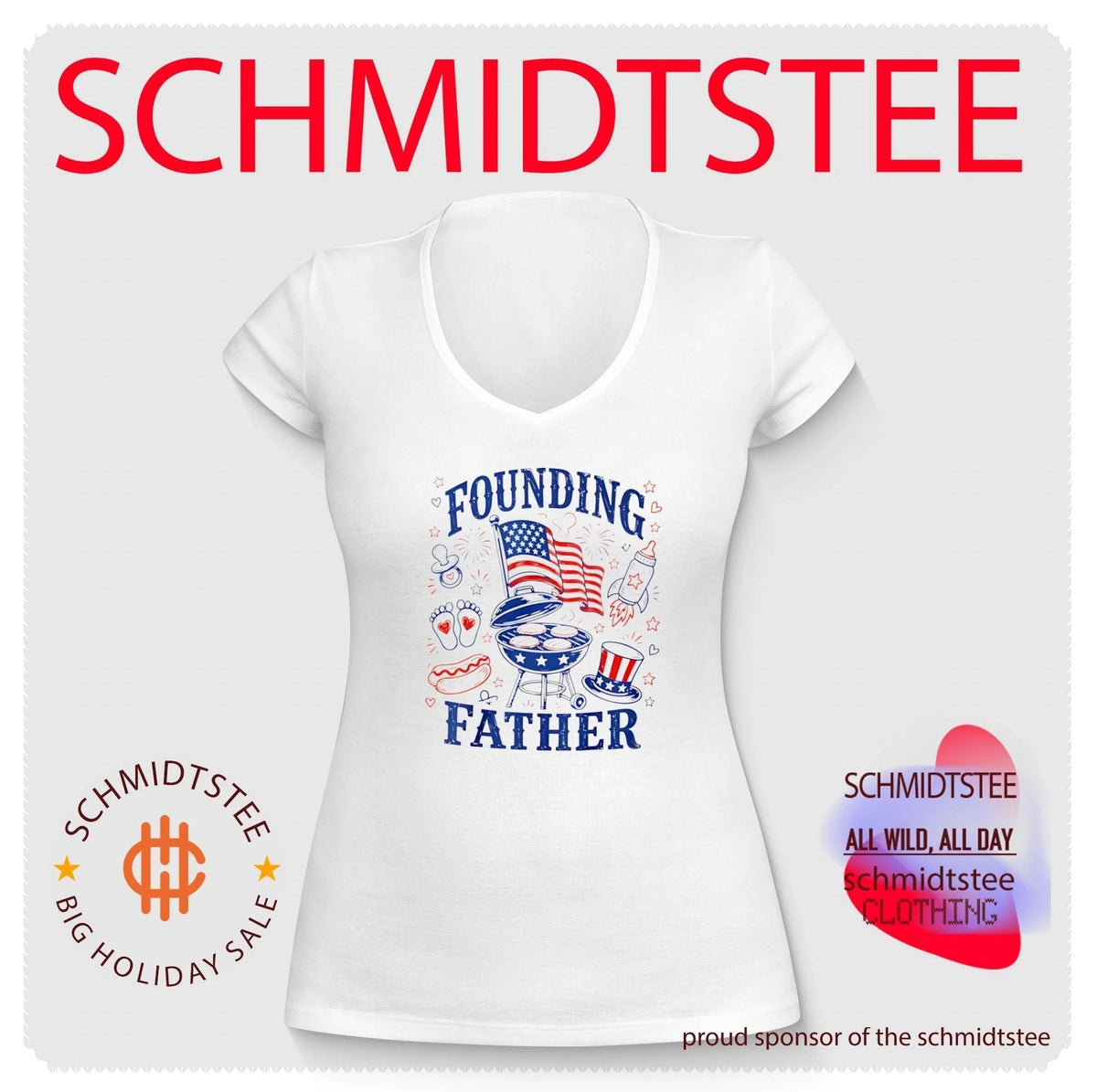 Founding Father 4th Of July 1776 2026 shirt Unisex