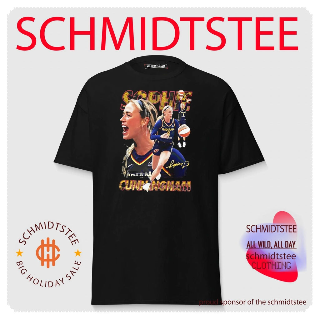 Indiana Fever Sophie Cunningham portrait signature vintage shirt Unisex