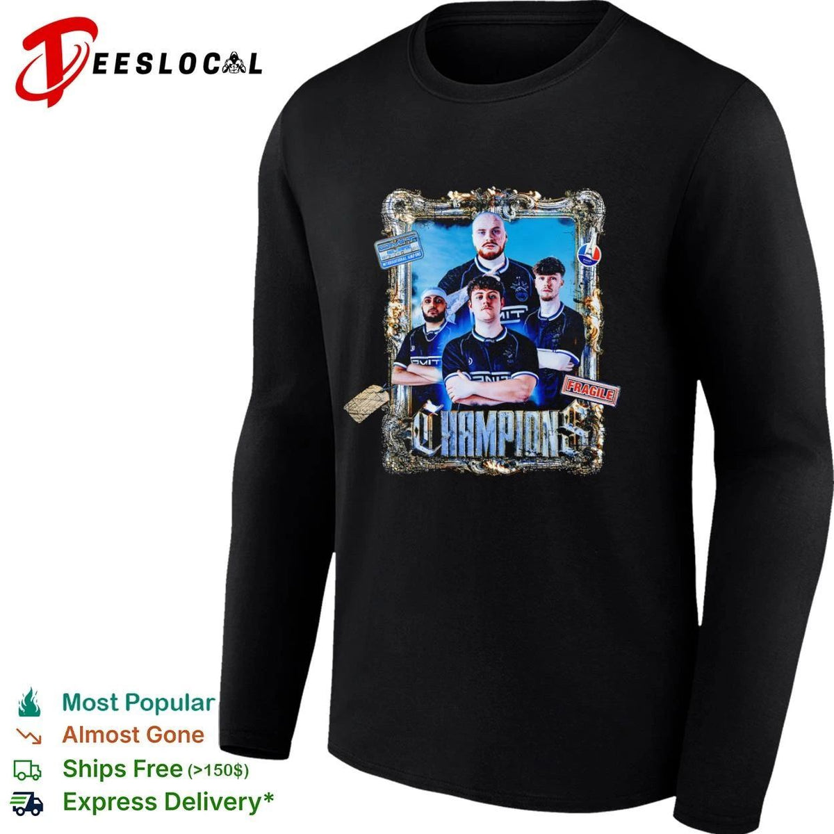 Omit Champions International Airport Fragile Paris France Unisex