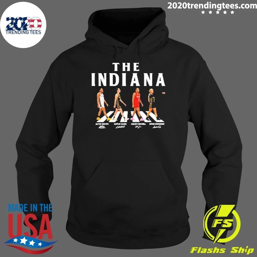 Caitlin Clark Aliyah Boston Sophie Cunningham Kelsey Mitchell Indiana Fever Walking Road Signature Shirt