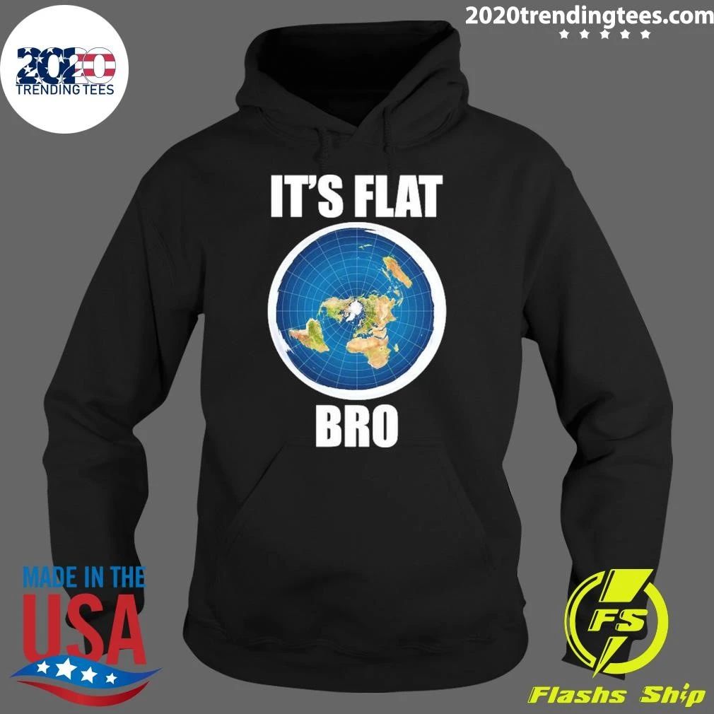 It’s Flat Earth Bold Statement Conspiracy Theory Tee Shirt