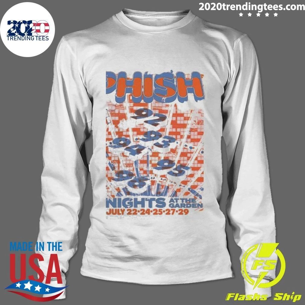 Phish Dry Goods Five Nights At Madison Square Garden New York City 2026 From July 22 To 29 2026 Shirt
