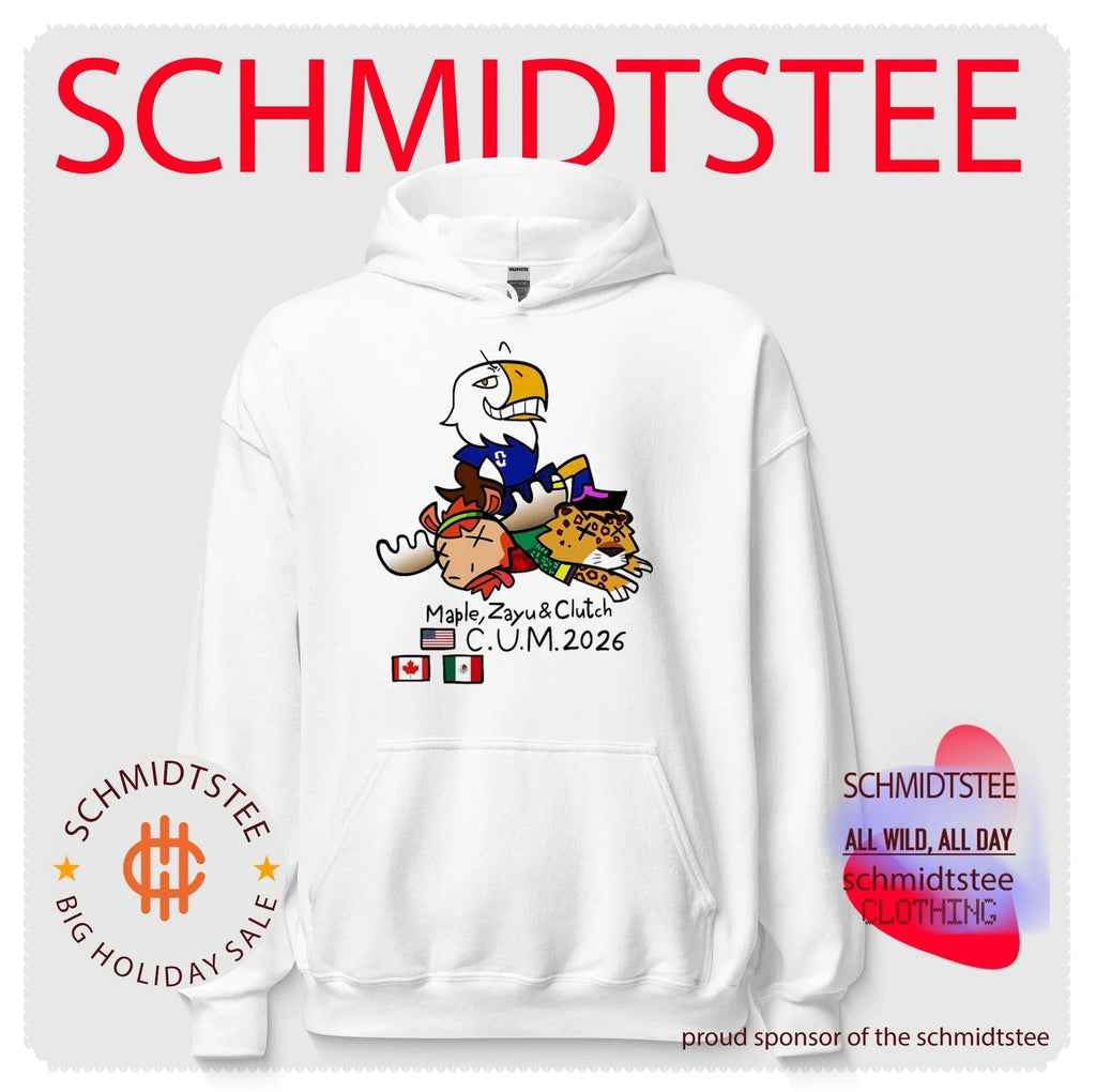 Maple Zayu and Clutch World Cup CUM 2026 World Cup Mascots shirt Unisex