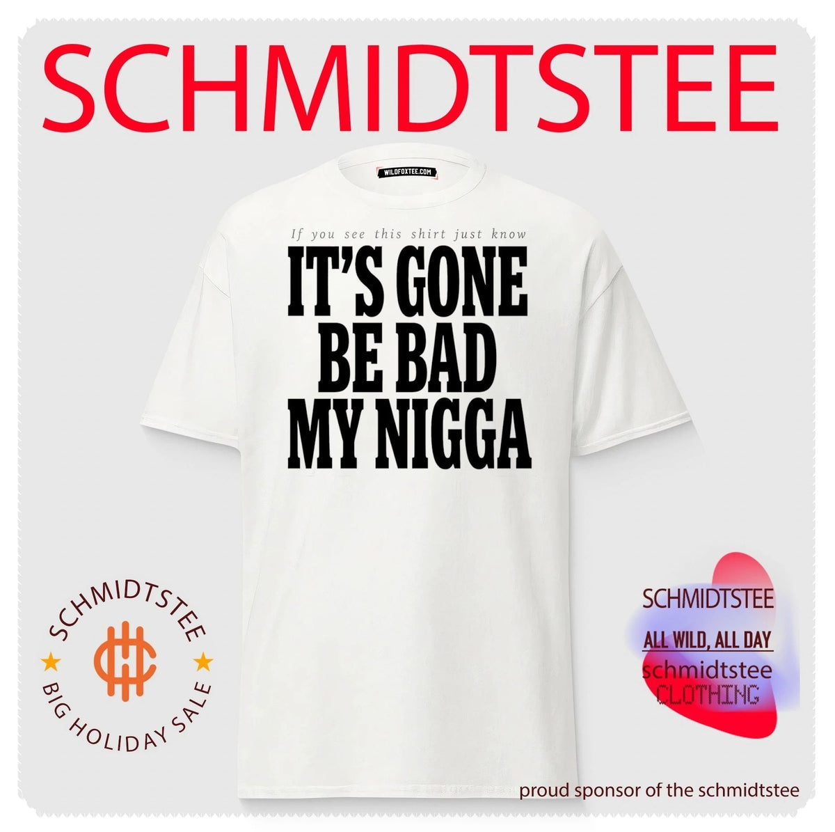 If you see this shirt just know it’s gone be bad my nigga shirt Unisex