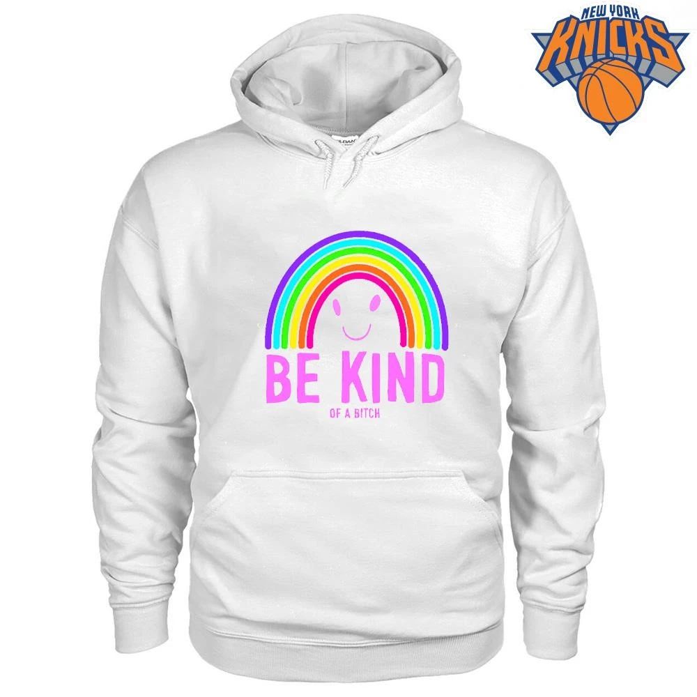 Be Kind Of A Bitch Pastel Rainbow Smile Sarcastic Meme shirt (1) Unisex