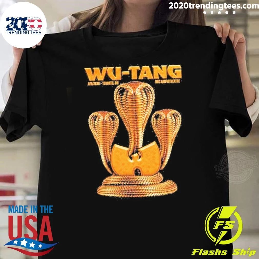 Wu Tang Clan Toronto ON Canada Event Poster At RBC Amphitheatre In Toronto ON On September 8 2026 Shirt