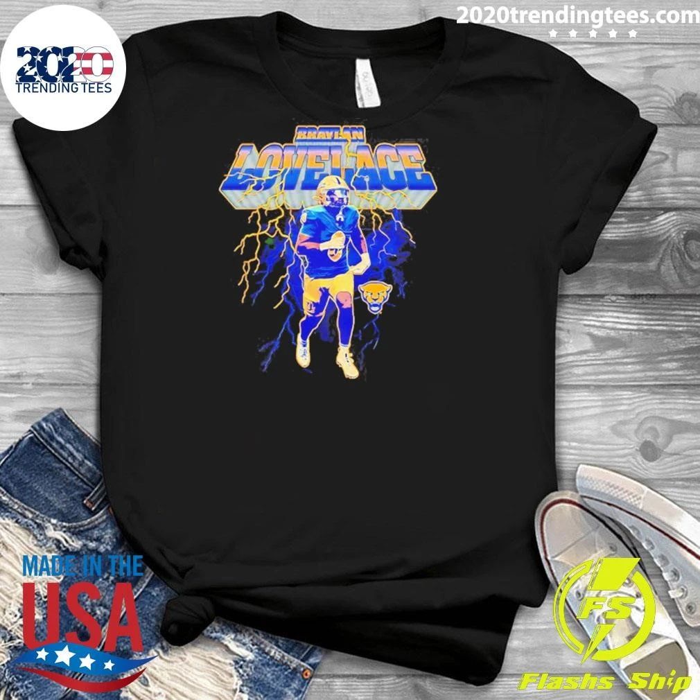 Braylan Lovelace Pittsburgh Panthers Ncaa Football Lightning Shirt