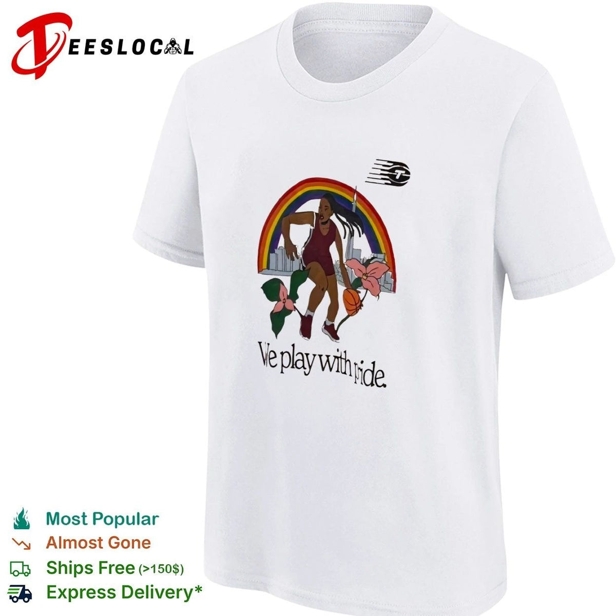 We Play With Pride Toronto Raptors Basketball Unisex