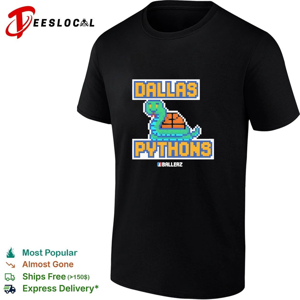 Dallas Pythons Ballerz basketball pixel art Unisex