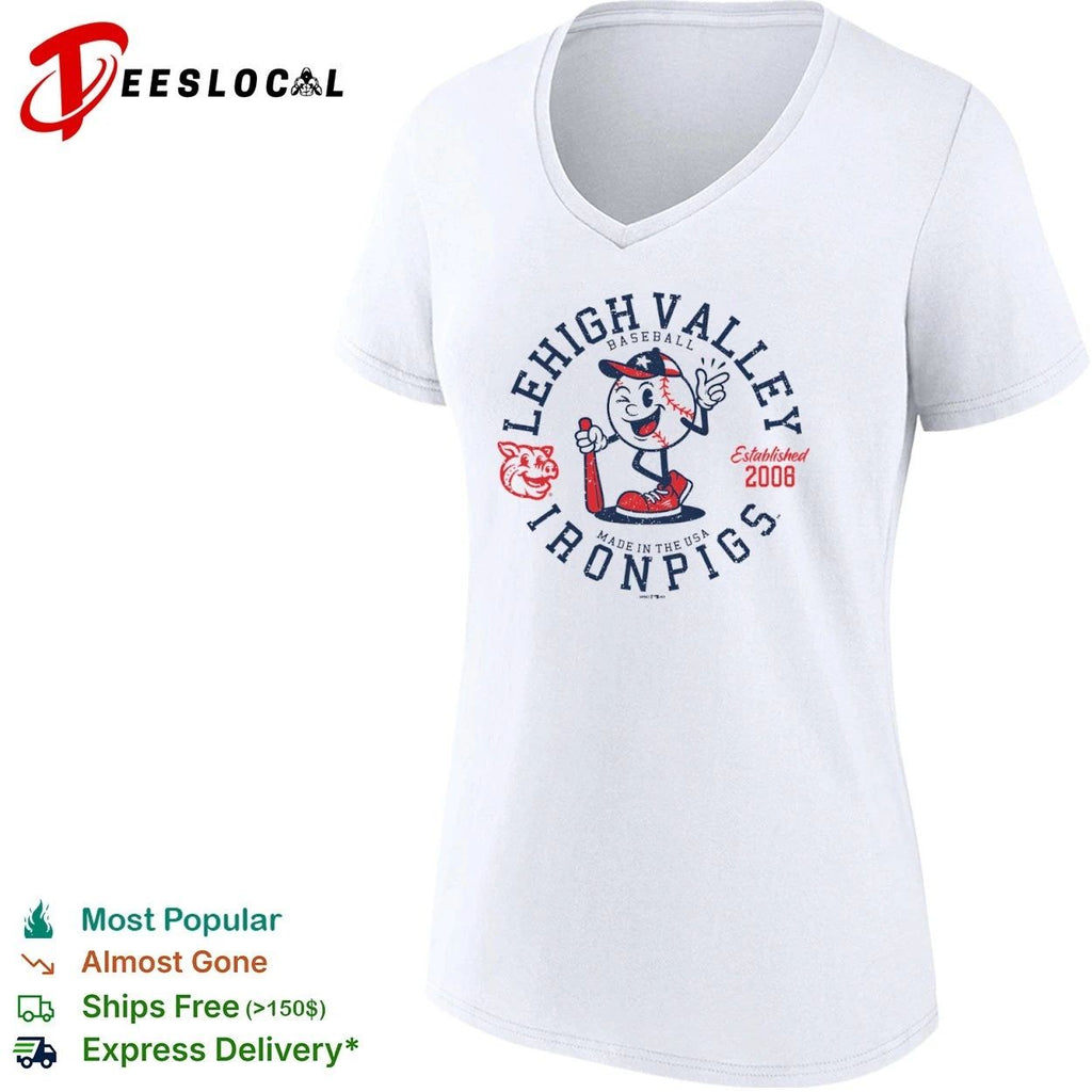Lehigh Valley IronPigs Baseball All American Ball Est 2008 Unisex