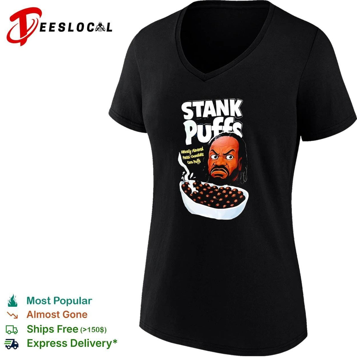 Stank Puffs Naturally Flavored Frosted Chocolate Corn Puffs Unisex