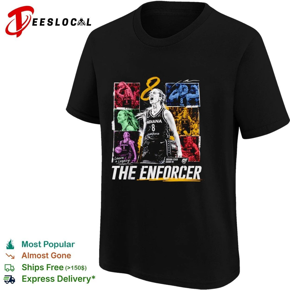 Sophie Cunningham Indiana Fever The Enforcer Leave a Legacy Unisex