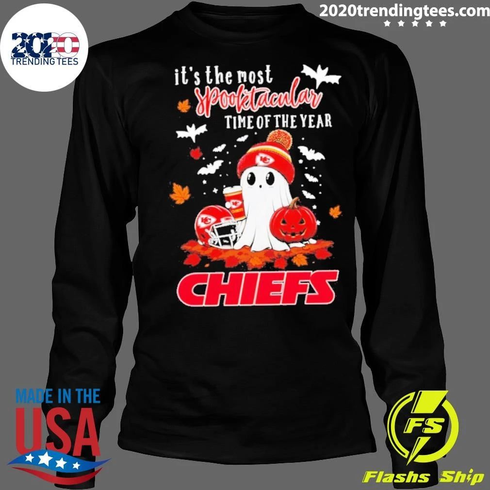 Ghost Halloween 2026 Kansas City Chiefs It’s The Most Spooktacular Time Of The Year Shirt