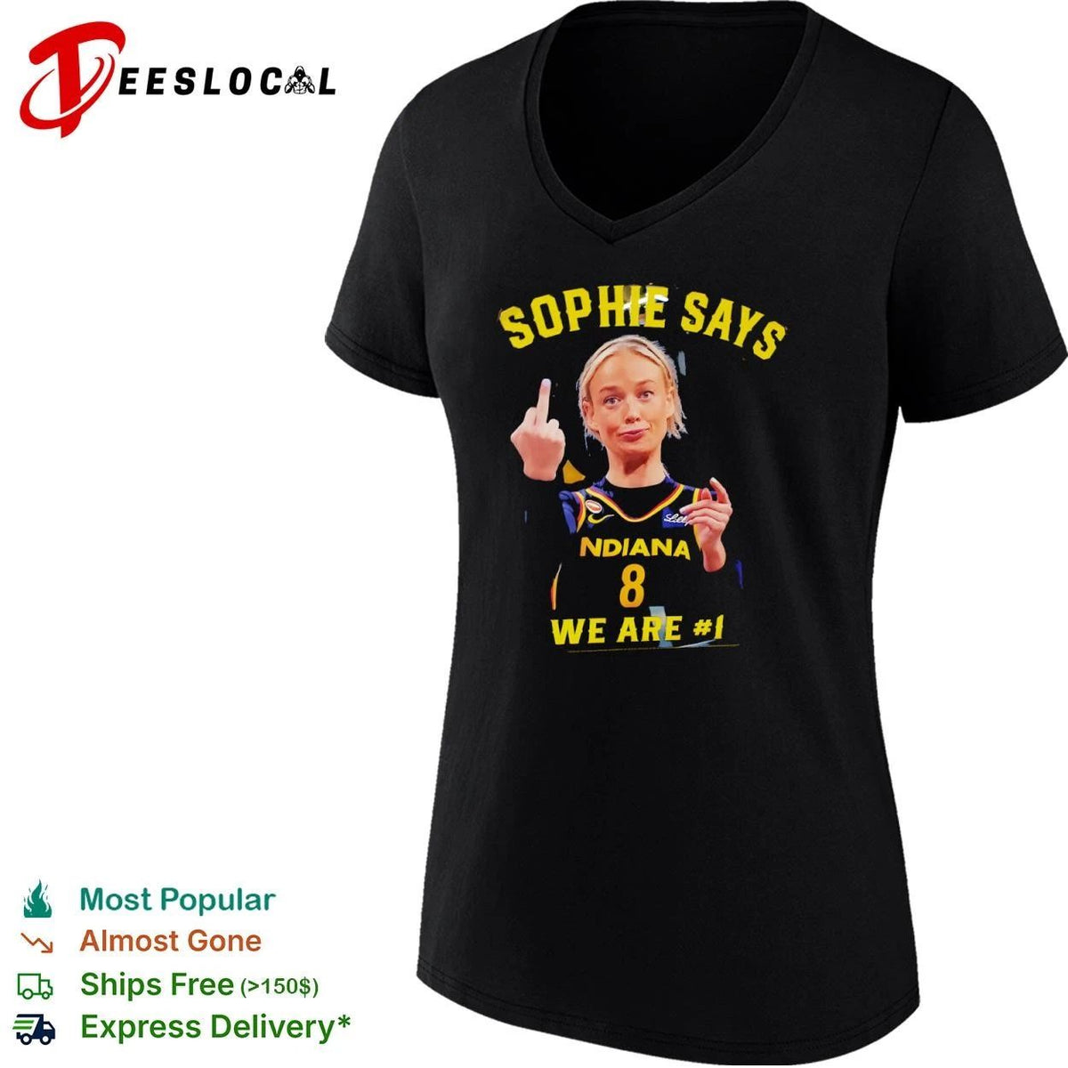 Sophie Cunningham Indiana Fever Sophie Says We Are Number 1 Unisex