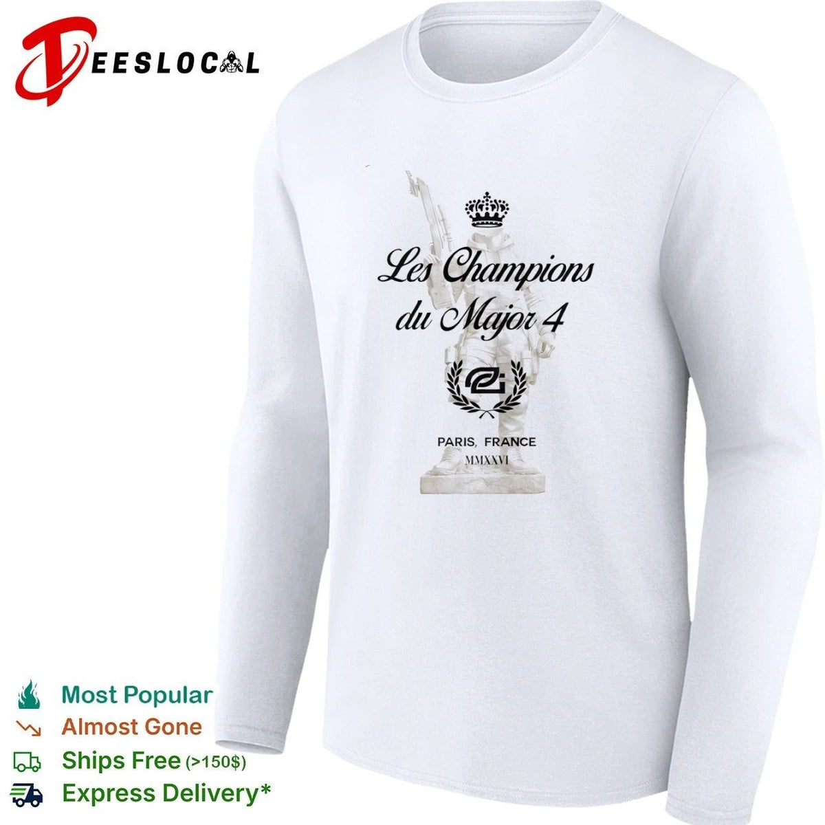 Les Champions du Major 4 Paris France MMXXVI Unisex