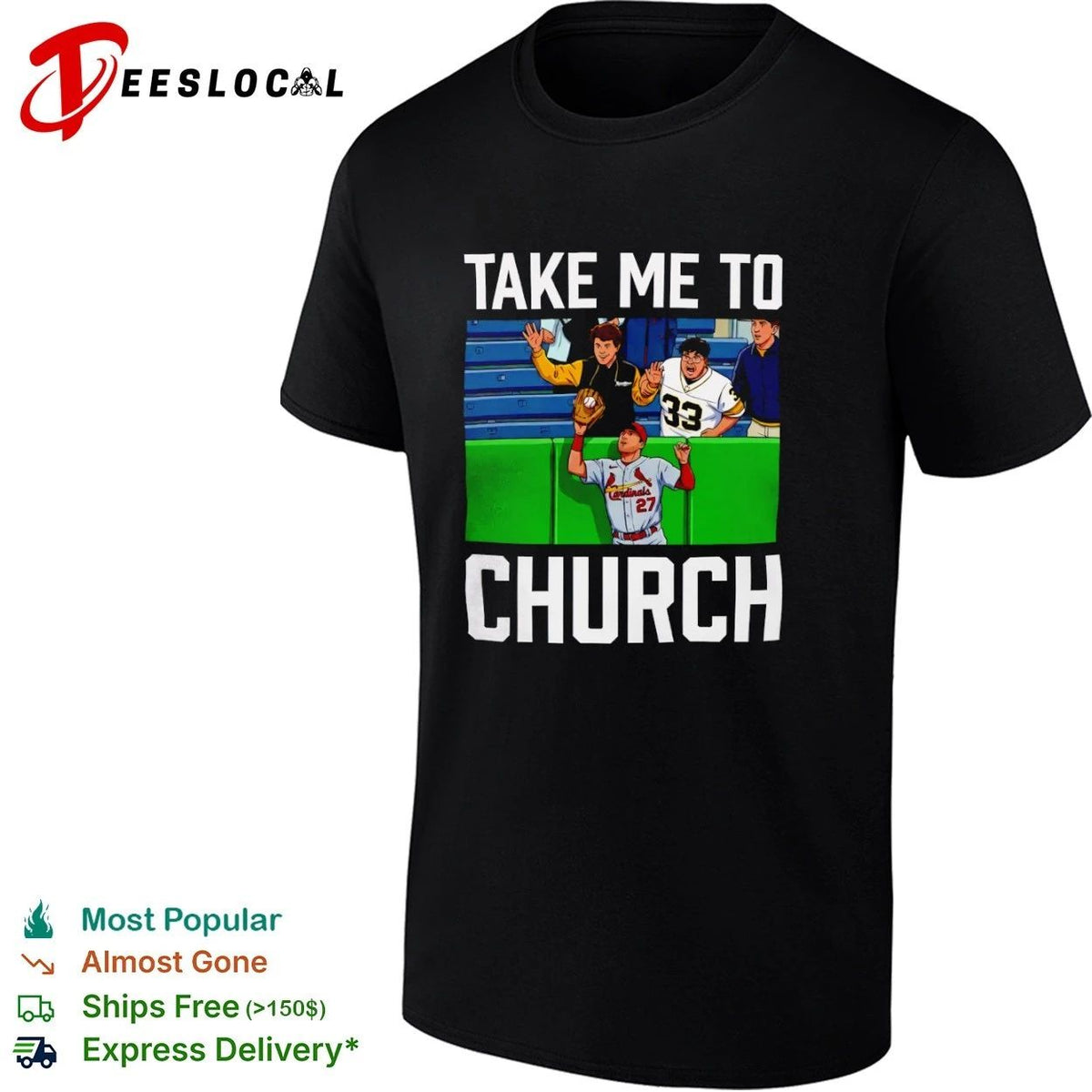 Take Me to Church St Louis Cardinals Baseball Unisex