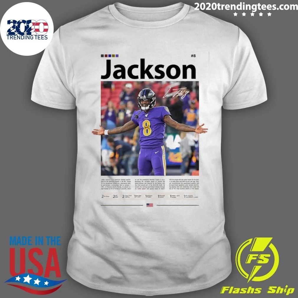 Lamar Jackson Football Player Signature Shirt