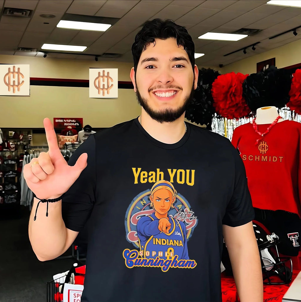 Indiana Fever Sophie Cunningham pointing yeah you signature shirt Unisex