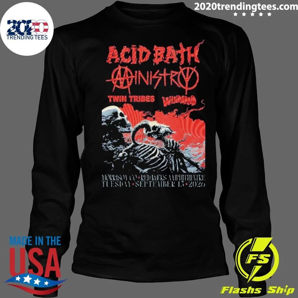 Acid Bath Morrision CO 2026 Event Poster At Red Rocks Amphitheatre On September 15 2026 Shirt
