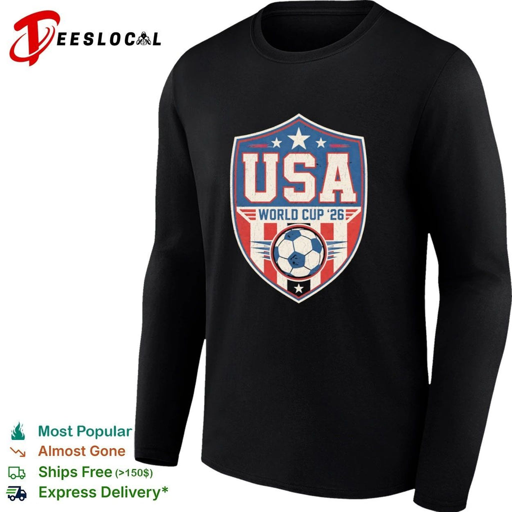USA World Cup 26 Soccer Shield Unisex