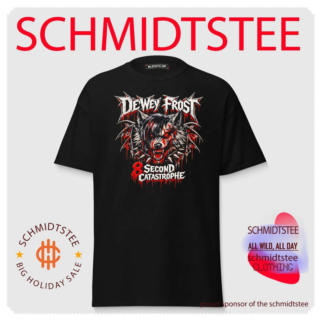 Dewey Frost 8 second catastrophe werewolf illustration shirt Unisex