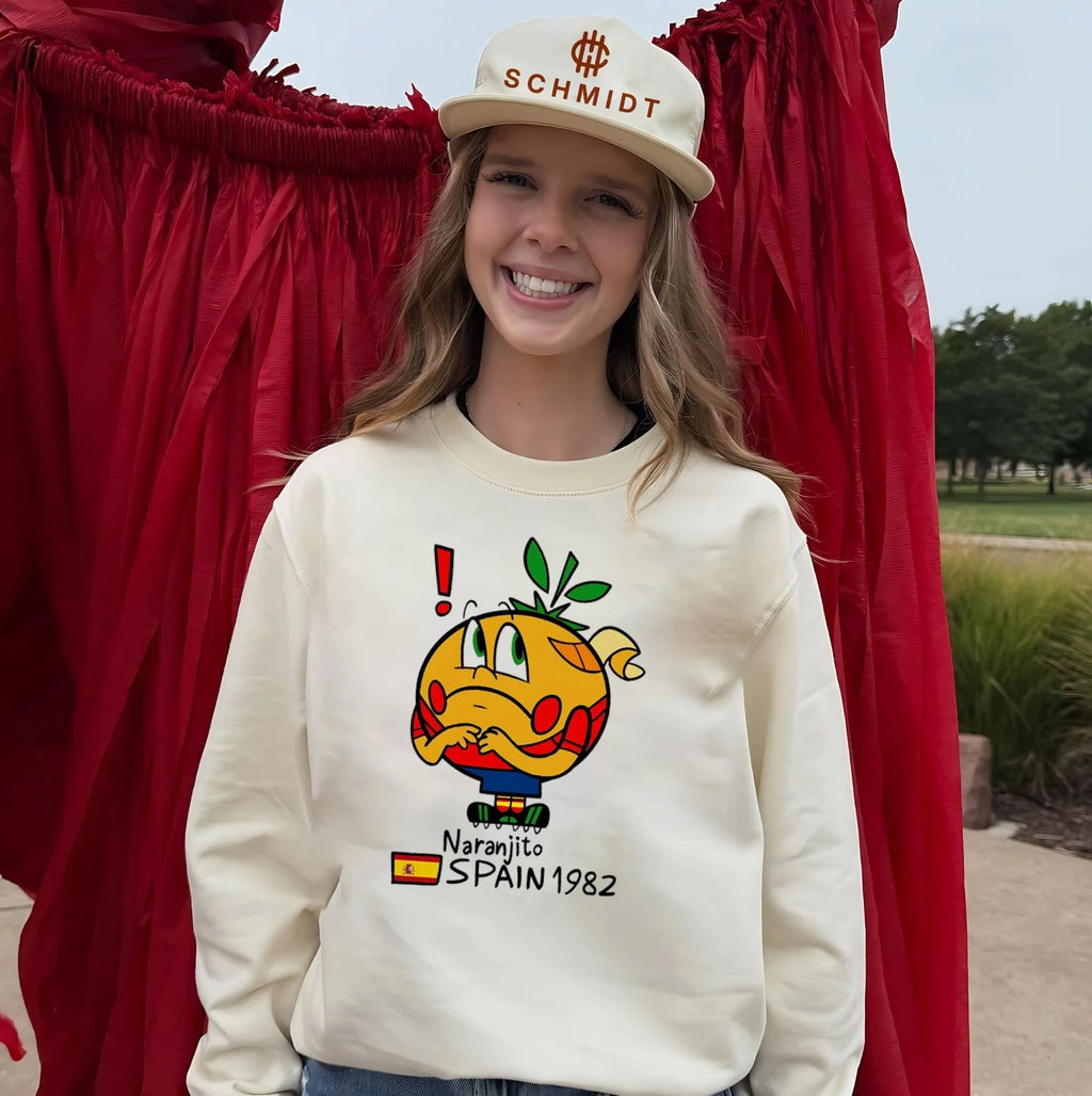 Naranjito Spain 1982 World Cup Mascot Football History shirt Unisex