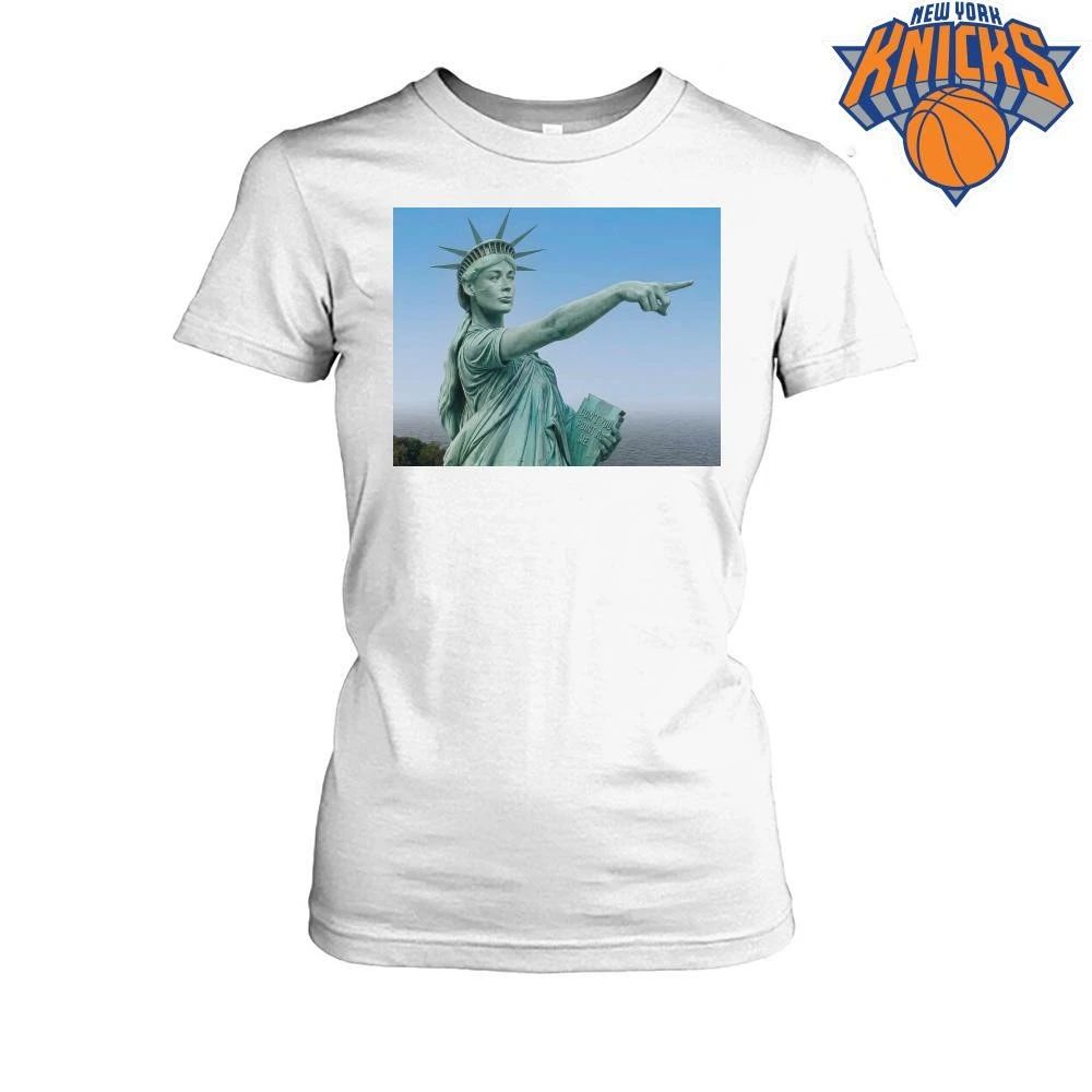 Statue Of Liberty Dont You Point At Me Sophie Cunningham Pointing Funny Meme Shirt Unisex