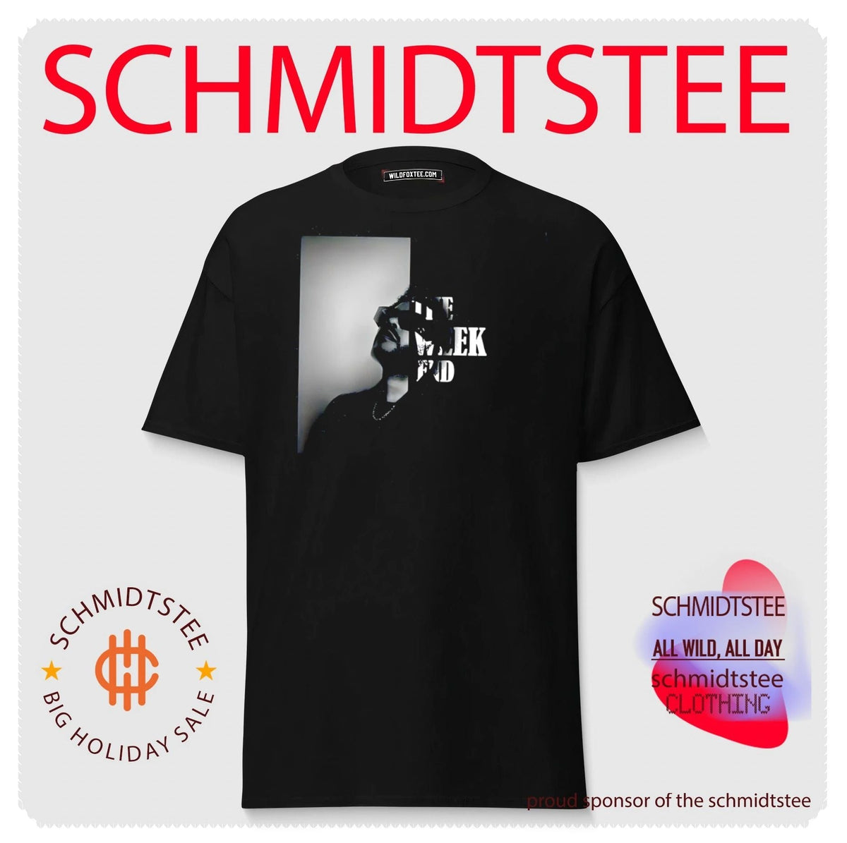 The Weeknd portrait vintage shirt Unisex