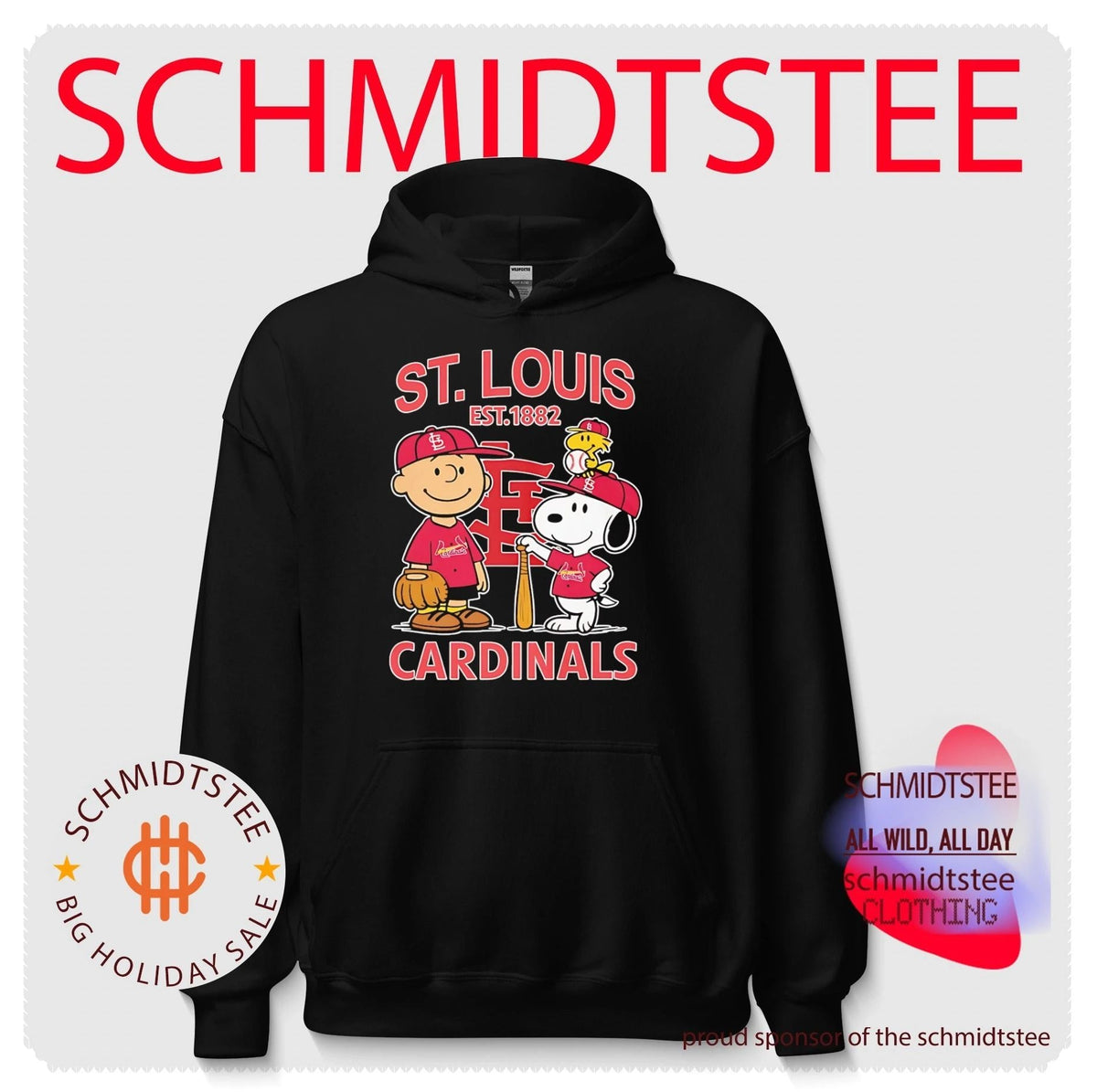 Peanuts x St. Louis Cardinals Baseball est 1882 shirt Unisex