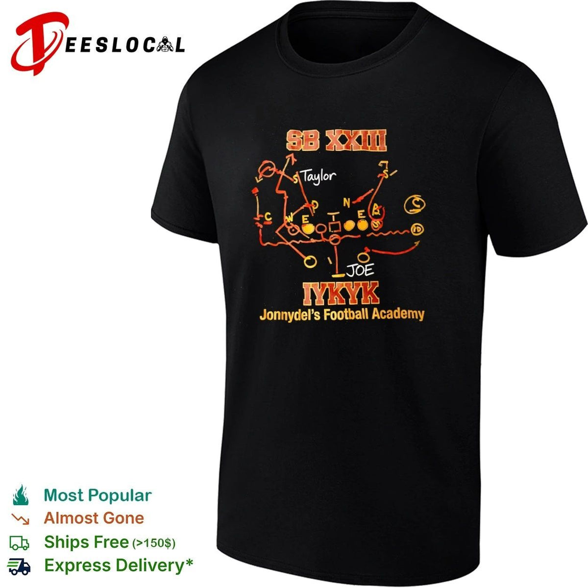 SB XXIII Taylor Joe IYKYK Jonnydel’s Football Academy Unisex