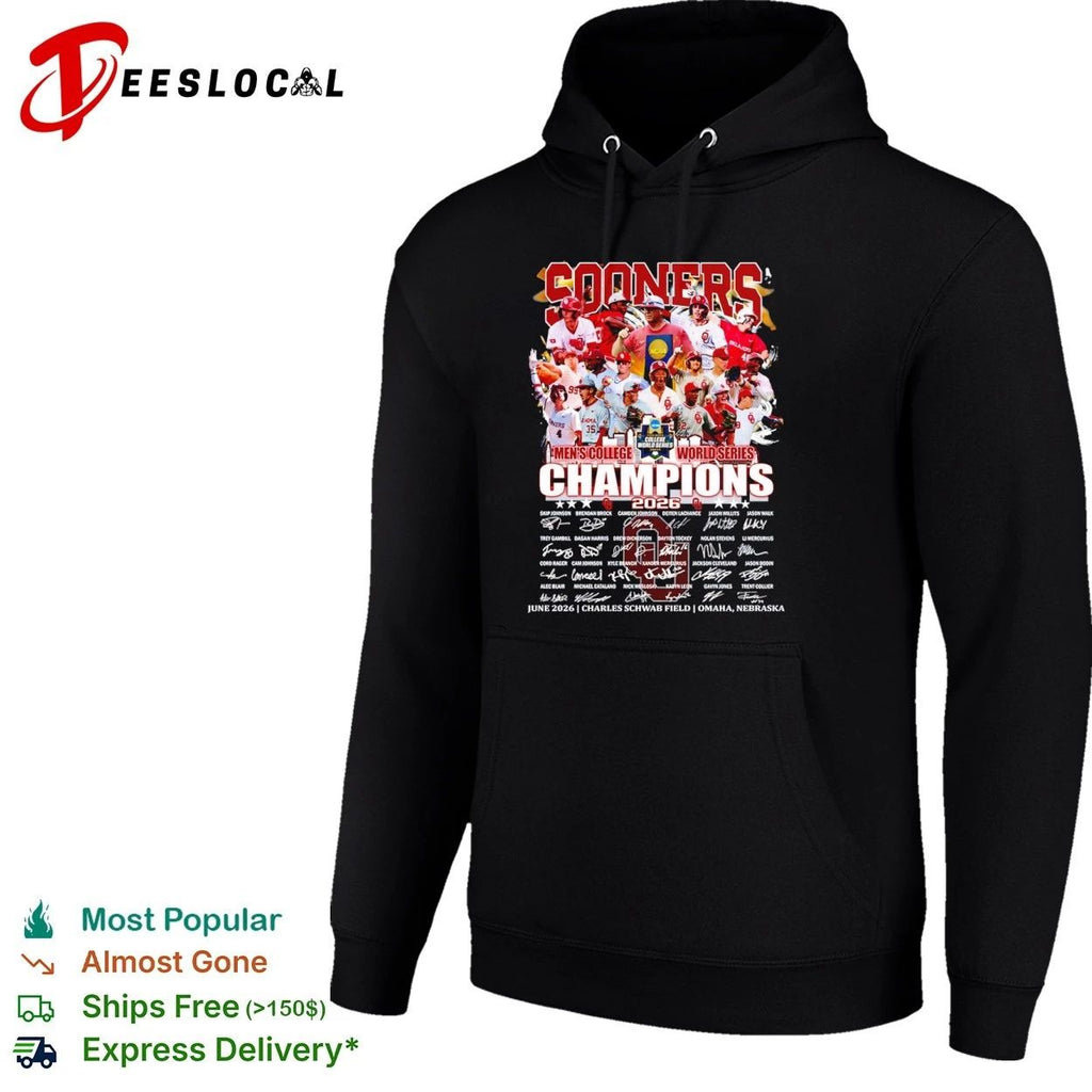 Sooners 2026 Men’s College World Series Champions Unisex