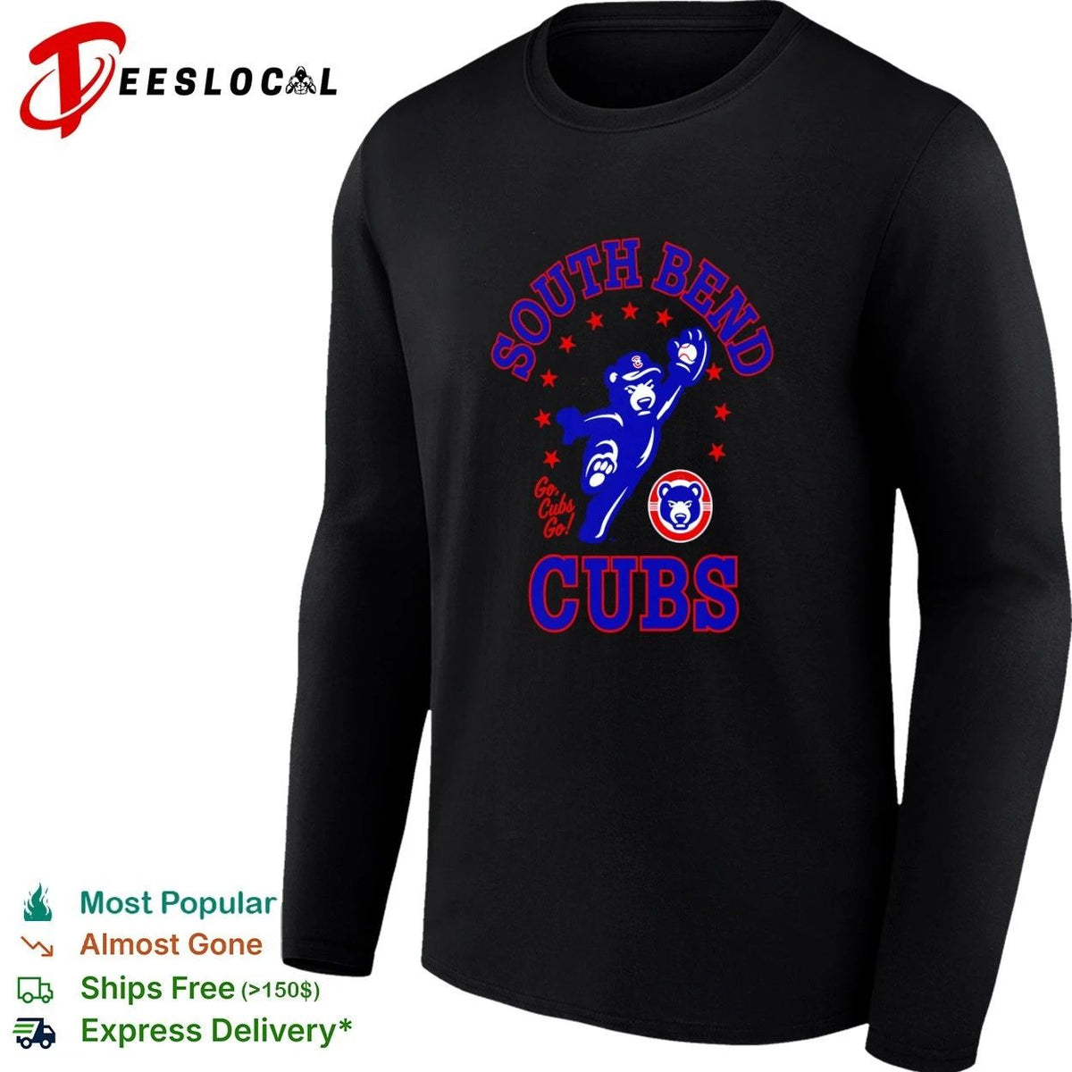 South Bend Cubs Go Cubs Go Baseball MiLB Unisex