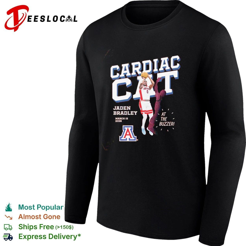 Jaden Bradley Arizona Wildcats Cardiac Cat at the Buzzer March 13 2026 Unisex