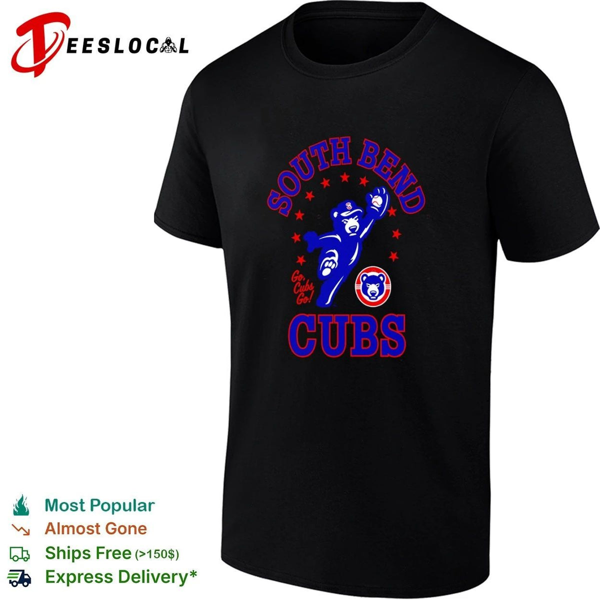 South Bend Cubs Go Cubs Go Baseball MiLB Unisex