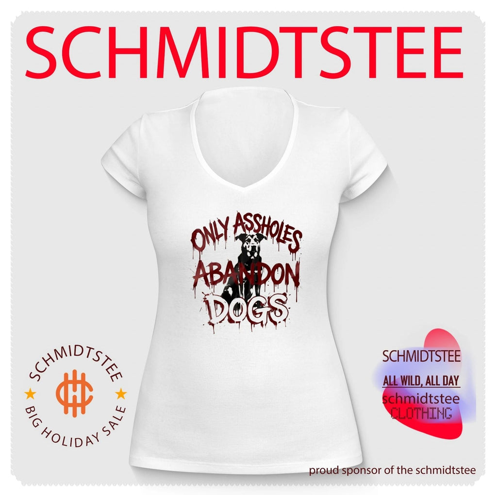 Only Assholes Abandon Dogs dog rescue animal welfare shirt Unisex
